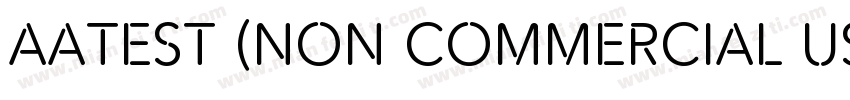 AaTEST (Non Commercial Use)字体转换
